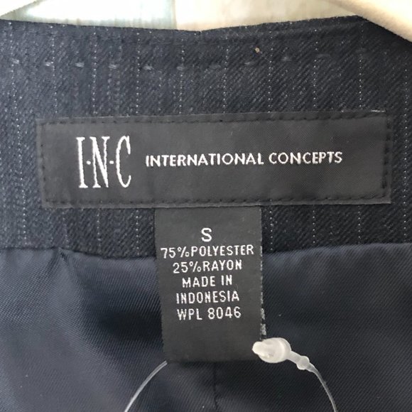I.N.C INTERNATIONAL CONCEPTS Rockabilly Pin Stripe Vest - NWT's - Picture 8 of 15